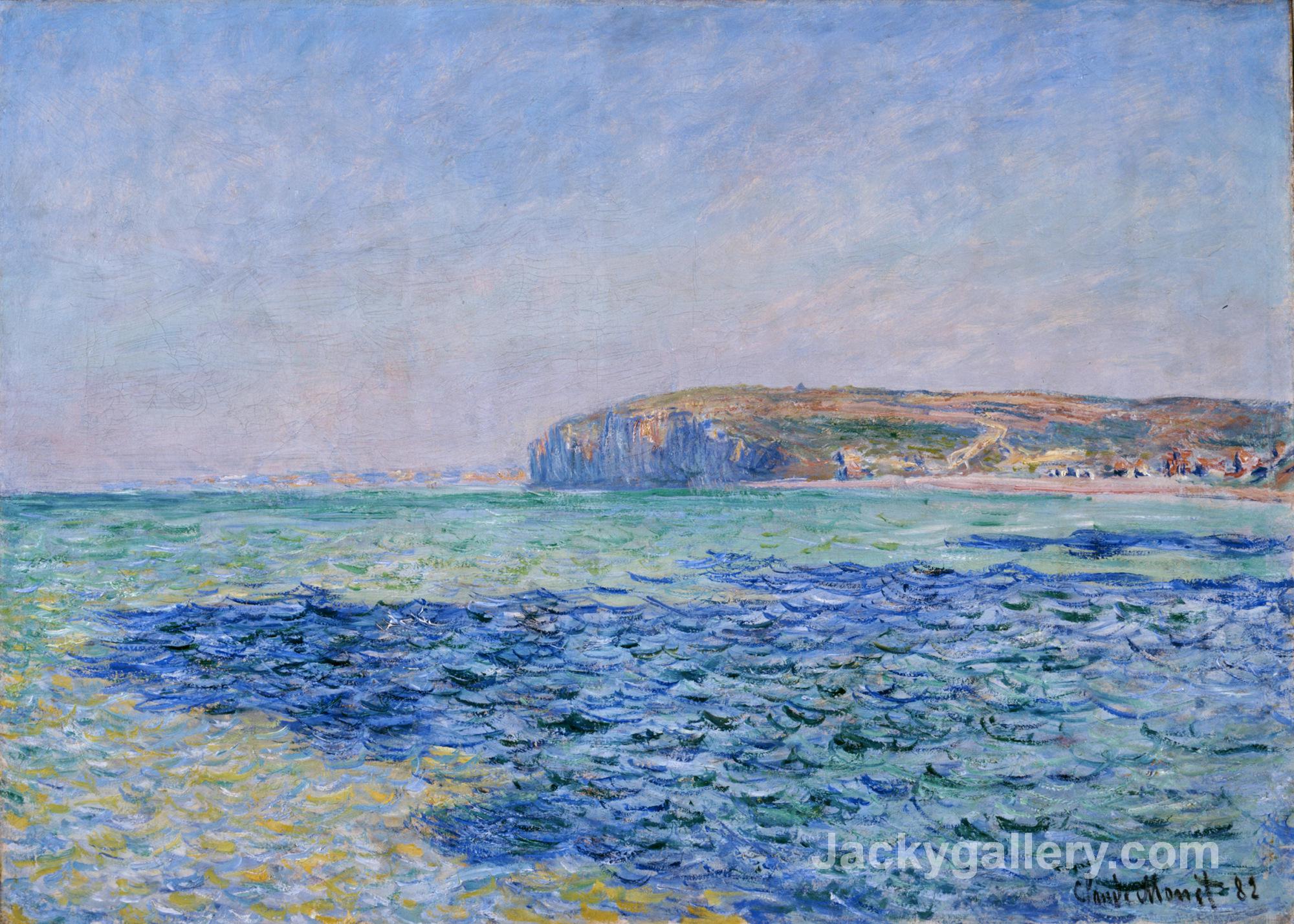 Shadows on the Sea at Pourville by Claude Monet paintings reproduction